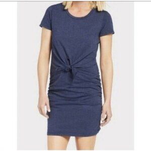 Sundry Navy Blue Tie Waist Dress Size 2 Medium